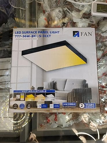 study lamp: Накладной светодиодный светильник FAN LED Surface Panel Light — 1