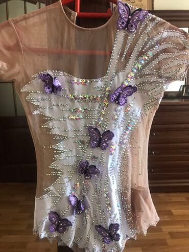 купальник для художественной: Продаю Купальники!!!! Художественная Гимнастика стразы Чешские — 1