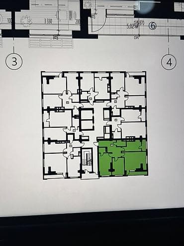 emark residens: 3 комнаты, 100 м², Элитка, 12 этаж, Готовая ПСО (под самоотделку) — 5