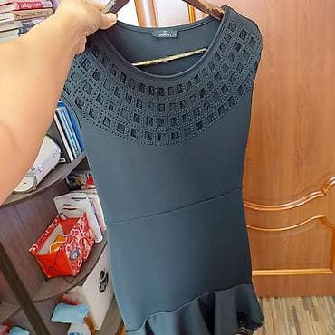 Женские платья — набор из 4 моделей 1) Черное коктейльное платье