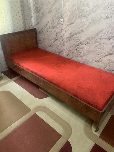 матрас икеа: Односпальная кровать, С матрасом, длина - 190 см — 1