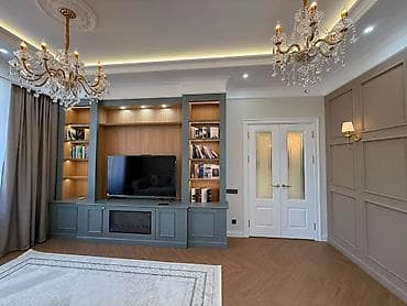 Продажа квартир: 2 комнаты, 80 м², Асанбай мкр Элитка, 9 этаж, Дизайнерский ремонт — 4