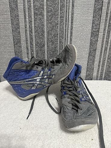 Босоножки, сандалии, шлепанцы: Мужские кроссовки, 41, 41.5, 42, Asics, Б/у, цвет - Серый — 2