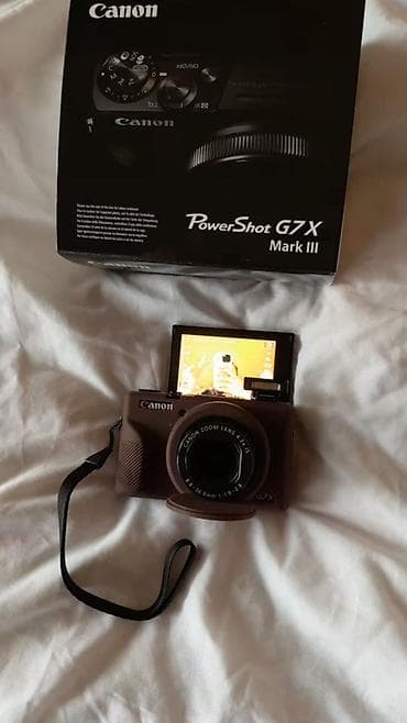 Canon PowerShot G7 X Mark III новый❤️ Продаю потому что есть еще один at lalafo.kg Canon PowerShot G7 X Mark III новый❤️ Продаю потому что есть еще один