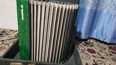 Баян/аккордеон с мехами и ремнями - Корпус: зелёный перламутровый — 2