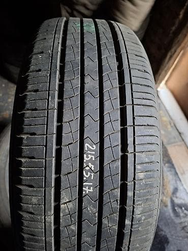 215 55 r17: Шины 215 / 55 / R 17, Лето, Б/у, 1 шт, Легковые, Корея, Kumho — 1