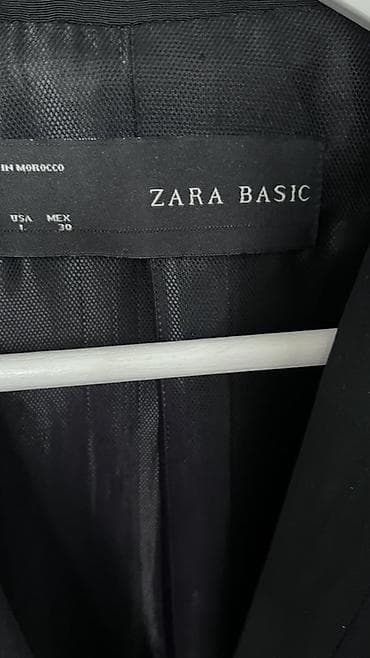 пиджак голубой: Пиджак, Блейзер, Однобортная модель, S — 2