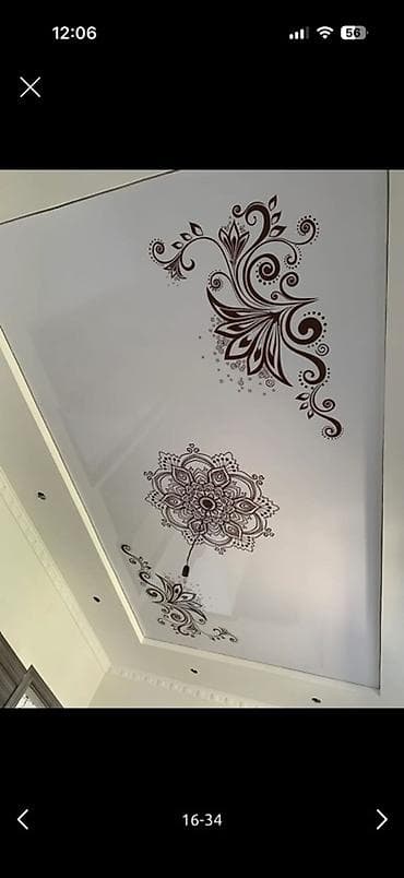 натяжные потолки фото: Натяжной потолок Глянцевое Монтаж — 1