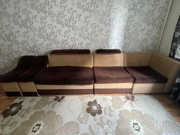 кызыл кыя диван: Мягкий и удобный угловой модульный диван бежево-коричневого цвета. В — 1