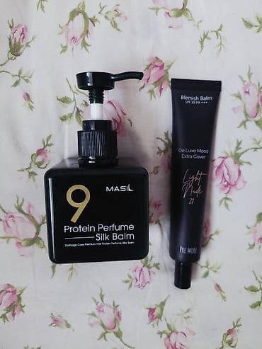 Жеке буюмдар: Маски/косметика: 1) MASIL 9 Protein Perfume Silk Balm — несмываемая — 1