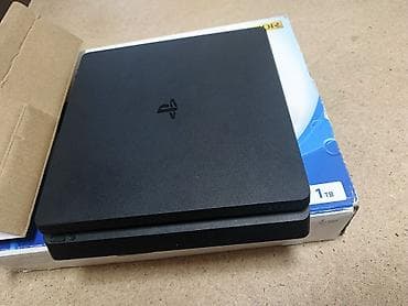 switch 2: Игровая приставка Sony PlayStation 4 (PS4) Slim, цвет Jet — 1