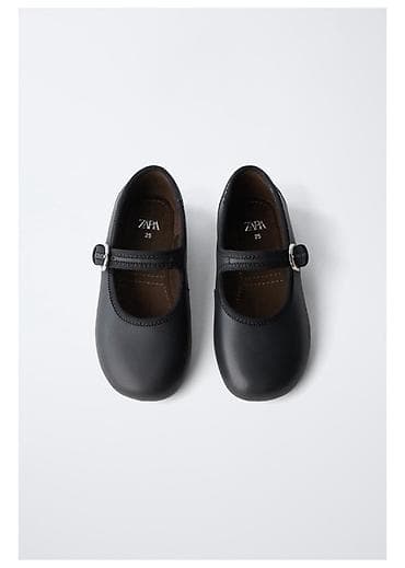 Детские кожаные балетки ZARA — 29 размер 🖤 Абсолютно новые, ни разу