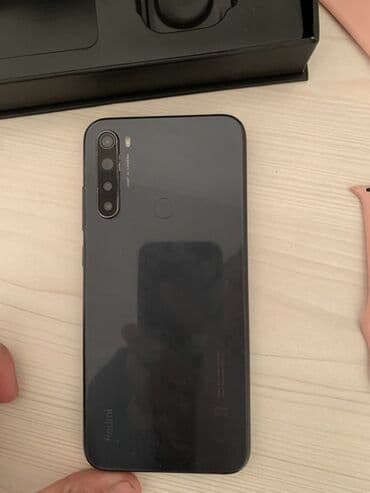 новый телефон редми: Redmi, Redmi Note 8, Б/у, 64 ГБ, цвет - Черный, 2 SIM — 2