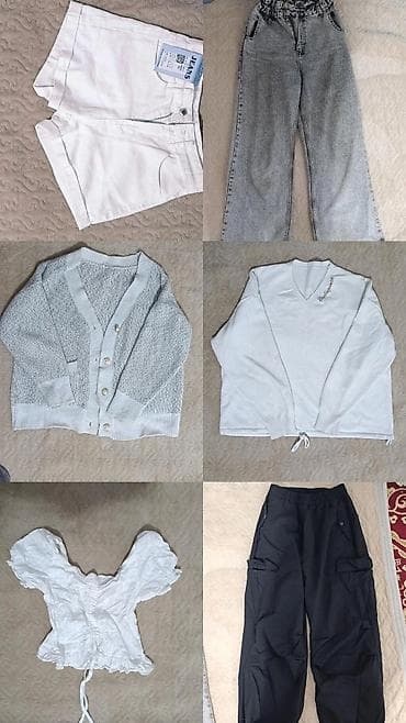 джинсы италия: Продаю вещи 📍город Каракол 1) Джинсовые шорты, белые — 1