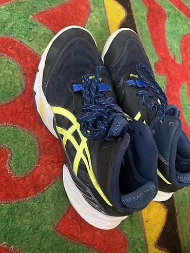 арена очки: Мужские кроссовки, 38, Asics, Б/у, цвет - Голубой, Самовывоз — 2