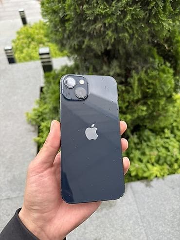 13 iphone: IPhone 13, Б/у, 128 ГБ, Midnight, Защитное стекло, Чехол, Коробка, 85 % — 1
