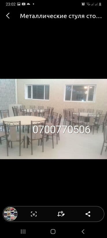 стол и стулья в аренду: Мебель на заказ, Стулья — 2