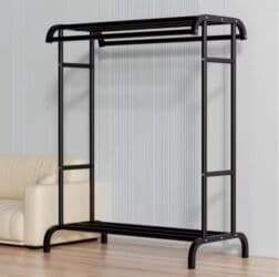 напольная вешалка из дерева: Кронштейн для одежды с полками — это функциональное решение — 2