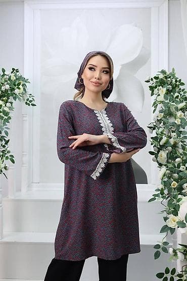 туника с длинным рукавом: Домашняя одежда — 3