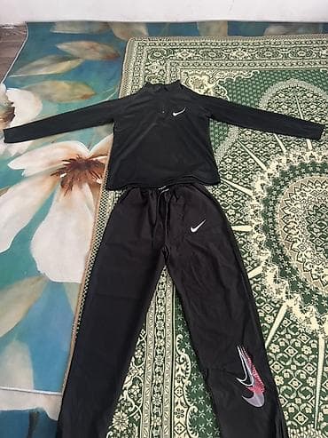 Жеке буюмдар: Эркектердин спорттук костюму, XL, Nike, Жаңы, түсү - Кара — 1