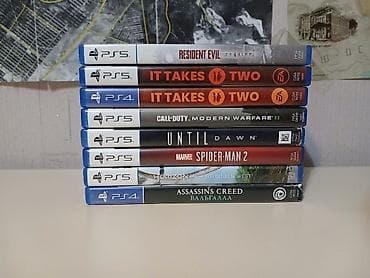 Диски PS5/PS4: - Resident Evil Requiem — 4800 - Marvel’s Spider‑Man 2 — 2