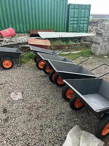 Все для дома и сада: Садово-строительная тачка и тележка, Стальная, Одноколесная — 2