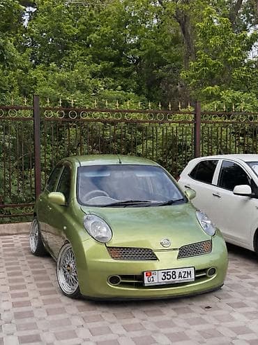 куго бишкек: Nissan March: 2002 г., Автомат, Бензин, Хэтчбэк — 10