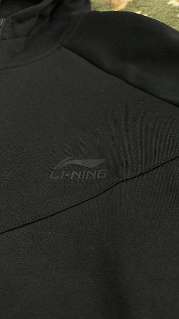 мужские пальто бишкек дордой: Эркектердин спорттук костюму, XL, Li-Ning, Жаңы, түсү - Кара, Акылуу жеткирүү — 3