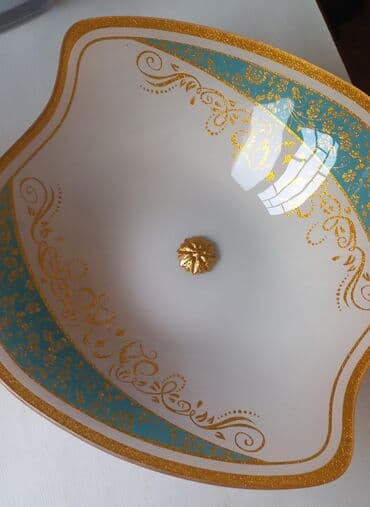 посуда для микроволновки: Набор для кухни 1) Сервиз столовой посуды: - Круглые обеденные — 5