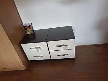 Мебель: Спальный гарнитур, Б/у, Двуспальная кровать, Кыргызстан, Самовывоз, цвет - Белый — 4