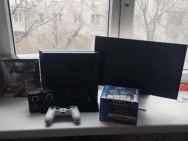 ноутбуки в бишкеке бу: Продам или обменю пс 4 фат 500г в комплекте монитор старенький диски — 1