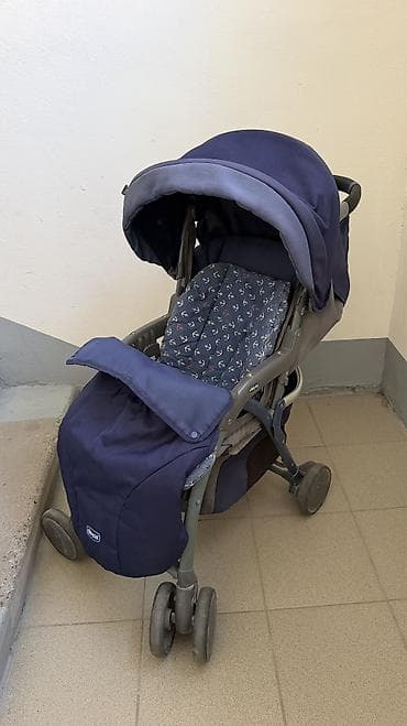 Коляски: Коляска, Chicco, цвет - Голубой, Б/у, Самовывоз, Платная доставка — 1
