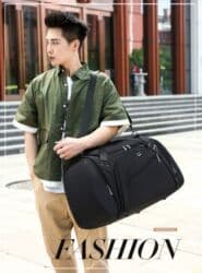 хозяйственная сумка на колесах: Сумка универсальная дорожная/спортивная - Цвет: черный - Формат — 11