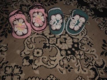 обувь на годик: Пинетки от 5месяцев-1год Если убрать шнурки можно носить как тапочки — 2