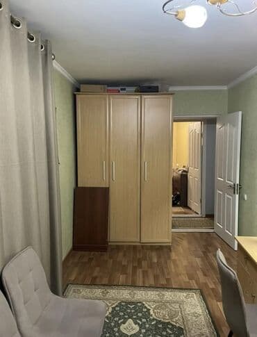 чат кол: 3 бөлмө, 57 м², 104-серия, 2 кабат, Косметикалык ремонт — 5