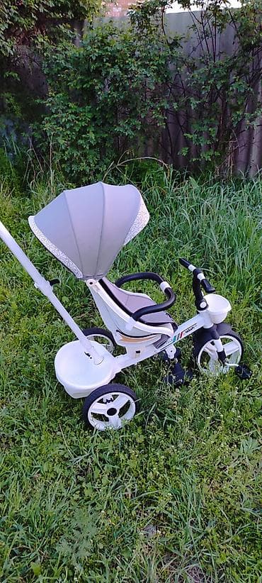 трицикил: Детский трехколесный велосипед-коляска HAOLAFU - Формат 2‑в‑1 — 3