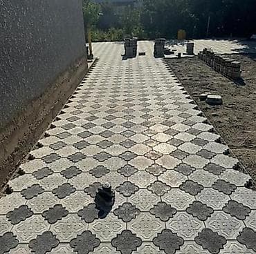 садовый паркет: Тротуарная плитка «Восьмиугольник + квадрат-вставка» - Формат: набор — 2