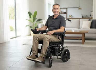 Электрическая инвалидная коляска с джойстиком - Управление