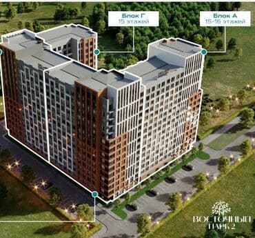 продажа квартир от собственника: 2 бөлмө, 77 кв. м, Элитка, 10 кабат, ПСО (өзү оңдоп түзөтүп бүтүү үчүн) — 1