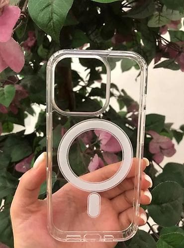 8 pro: ‼️Прозрачный чехол с магнитным кольцом для iPhone 16 Pro (MagSafe) - — 2