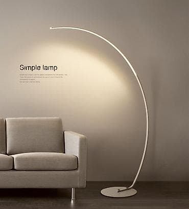 сенсорный светильник: Напольный светильник “Simple lamp” в современном минималистичном — 1