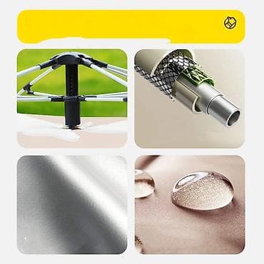 большие бассейны: Палатка быстросборная для кемпинга, 3–4 местная - Механизм «автомат» — 3