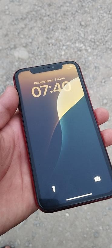fender cd: IPhone Xr, Б/у, 64 ГБ, Красный, 75 % — 1