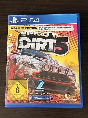 Продажа дисков с играми для PlayStation: 1) DIRT 5 — PS4, Day One