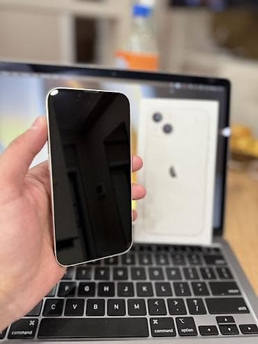 iphone 8 pro: IPhone 13, Б/у, 128 ГБ, Старлайт, Коробка, 76 % — 2