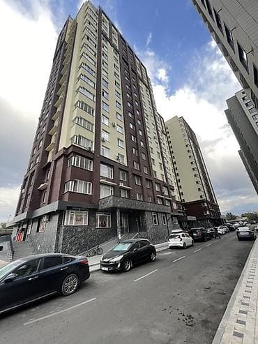 Новостройки от застройщика: 2 комнаты, 76 м², Пишпек Элитка, 6 этаж, ПСО (под самоотделку) — 1