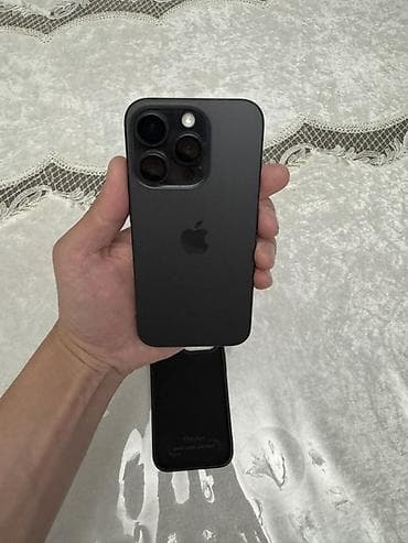 Техника жана электроника: IPhone 15 Pro, Black Titanium, Каптама — 2