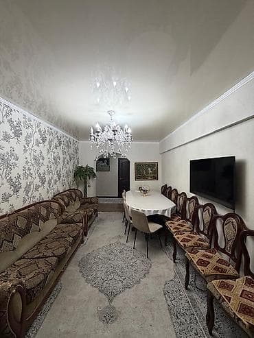 osh flat: 3 комнаты, 65 м², Азия Молл Индивидуалка, 2 этаж, Евроремонт — 2