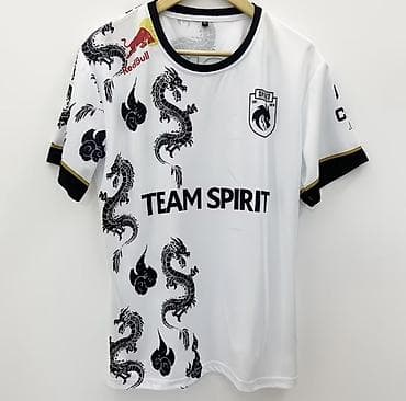 Жеке буюмдар: Мерч Team Spirit — футболки и игровая джерси. - Черная футболка Team — 3