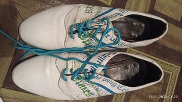 фирменная обувь из италии: Туфли, 37, Б/у, цвет - Белый, Самовывоз — 3